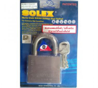 Khóa Solex Inox 304 - Dùng trong môi trường nước - Made In Thailand