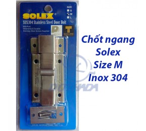Chốt cửa ngang Solex Size M - Inox 304