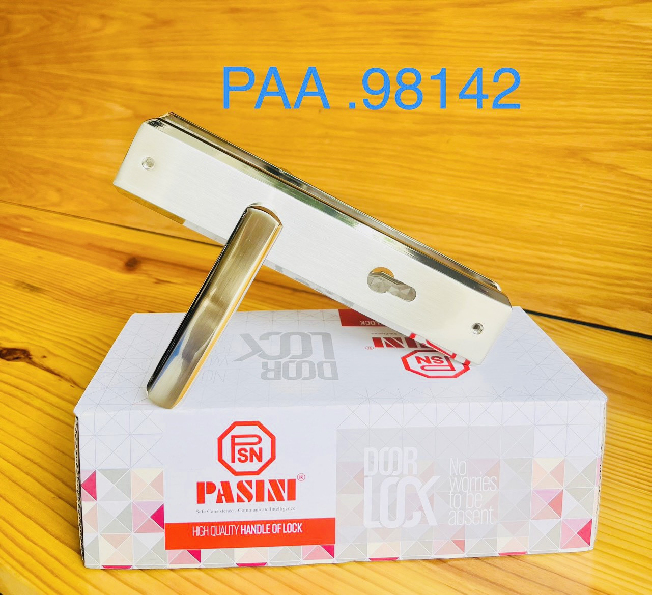 Khóa tay gạt Pasini AA-9839 cửa đi dài 2T6 hợp kim nhôm