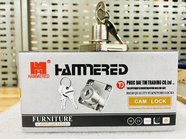 Khóa tủ Hammered chìa tròn FE 138-022 - Hàng chính hãng