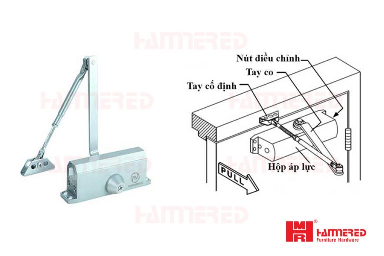 TAY ĐẨY HƠI HAMERED (25-45KG) HMR 601GR