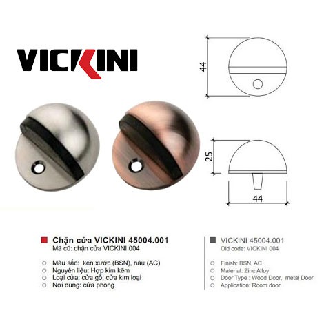 CHẶN CỬA VICKINI 45004.001 SSS