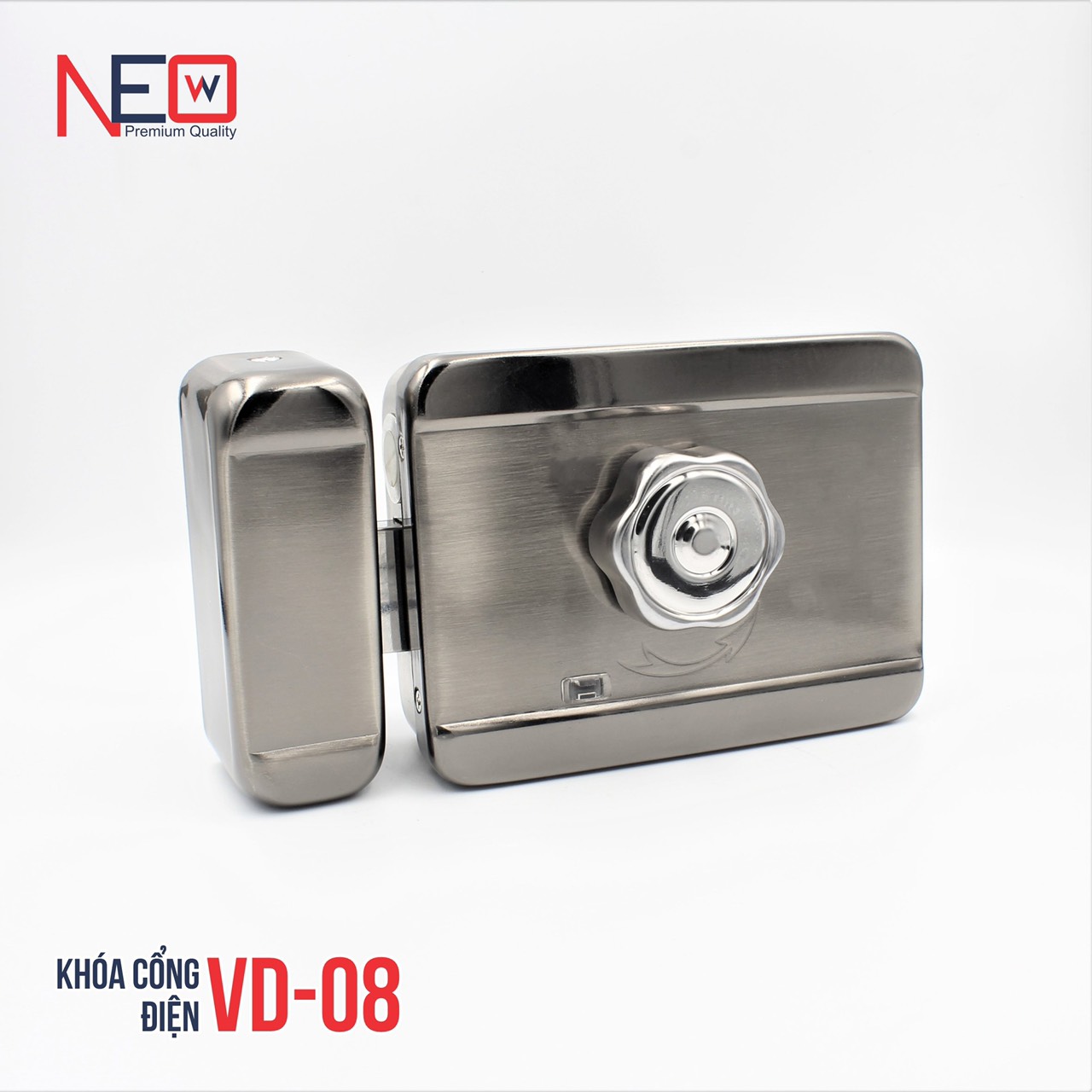 Khóa cổng điện Newneo VD-08 2F (vân tay 2 mặt xài pin)