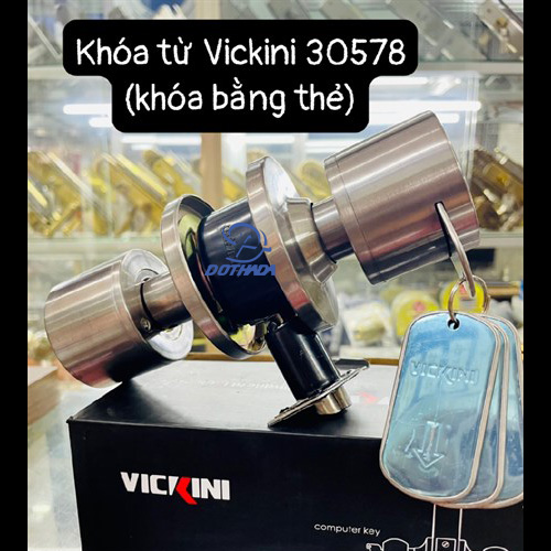 Khóa tròn Vickini dùng thẻ 30578 SS