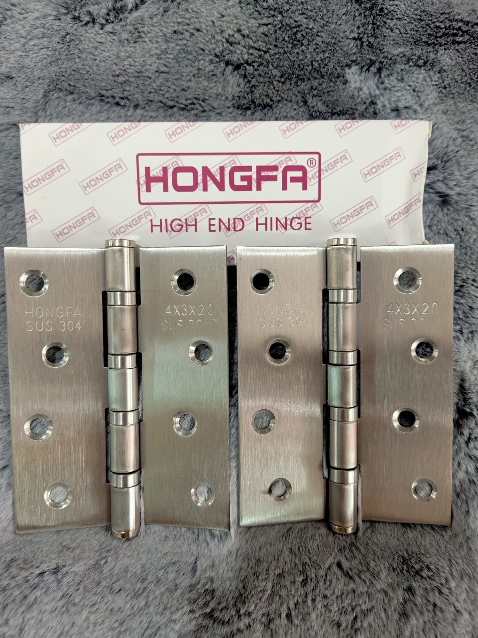 Bản lề lá HongFa inox dành cho cửa đi - Hàng chính Hãng