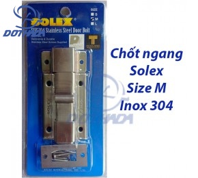 Chốt cửa ngang Solex Size M - Inox 304