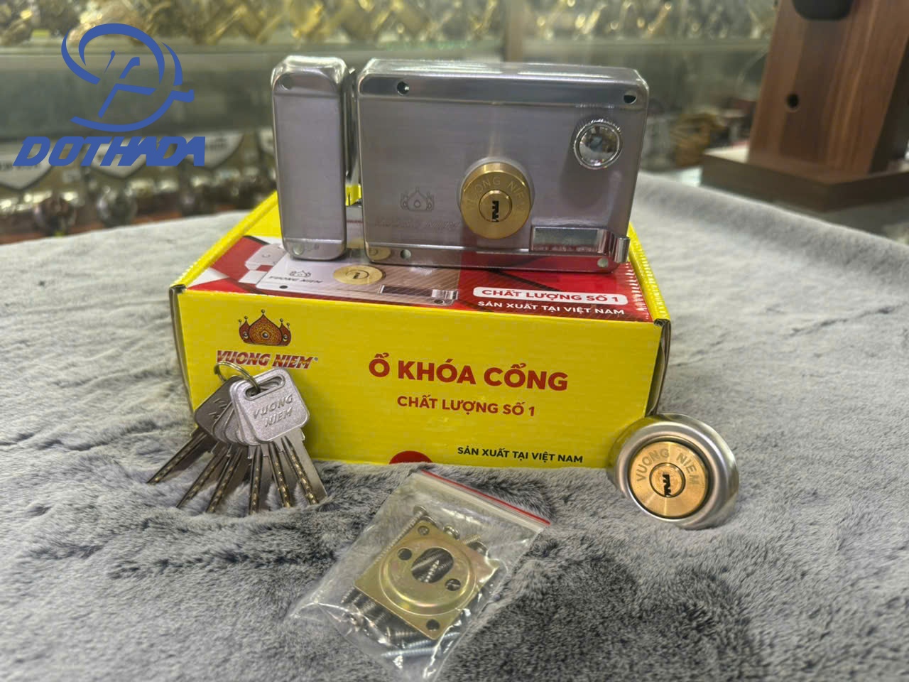 Khóa Cổng Vương Niệm - Made In VietNam